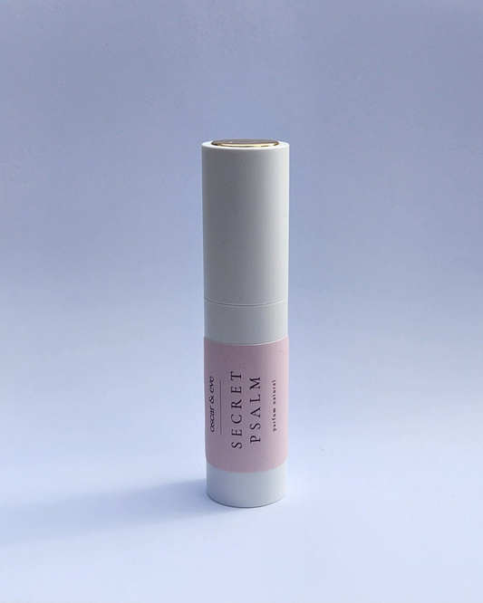 secret psalm | bergamot, ylang ylang, sandalwood, sweet orange, rosemary & black pepper | eau de parfum 10ml