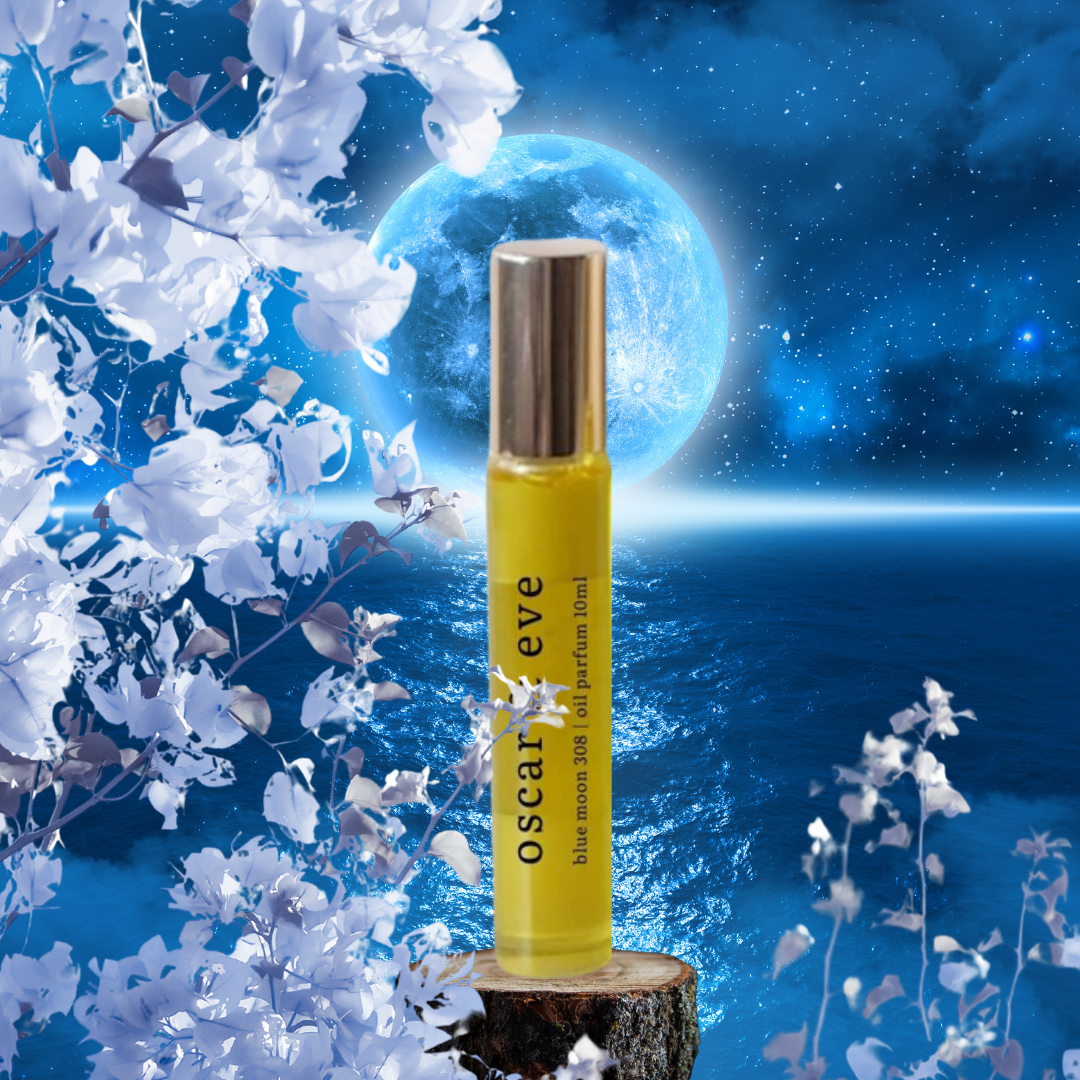 blue moon 308 | jasmine, lemon, geranium, pine, rose, german chamomile & ylang ylang | concentrated oil parfum 10ml