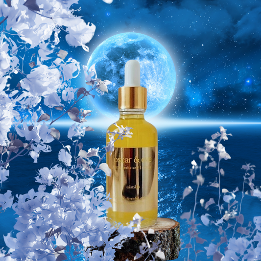 blue moon 308 | jasmine, lemon, geranium, pine, rose, german chamomile & ylang ylang | oil parfum 50ml