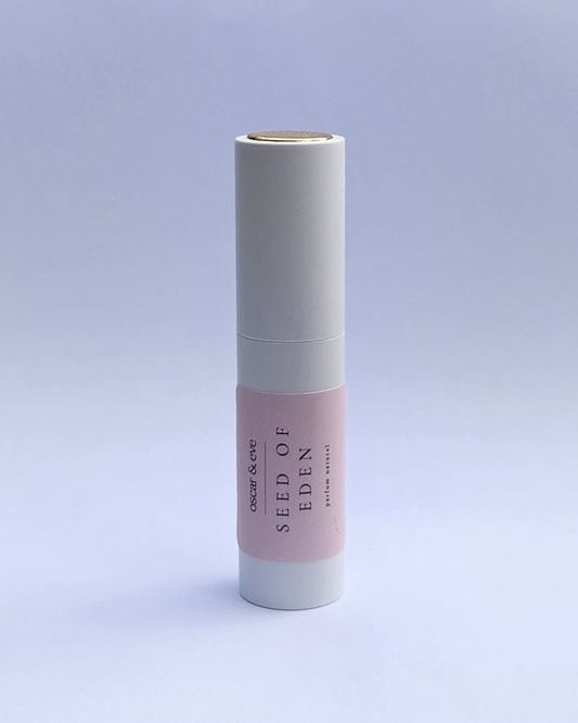 seed of eden | nutmeg, oakmoss, pink pepper, vetiver, ylang ylang, sandalwood & vanilla | eau de parfum spray 10ml